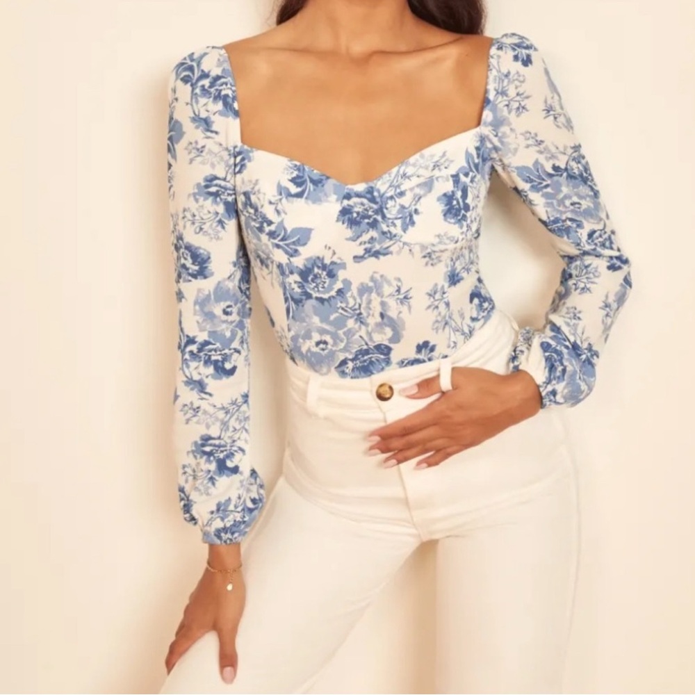 Reformation Floral Top